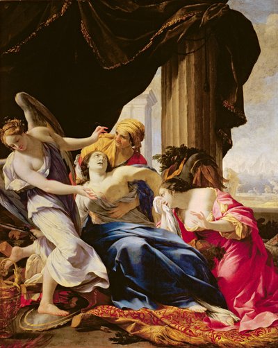 La Muerte de Dido, 1642-43 de Simon Vouet